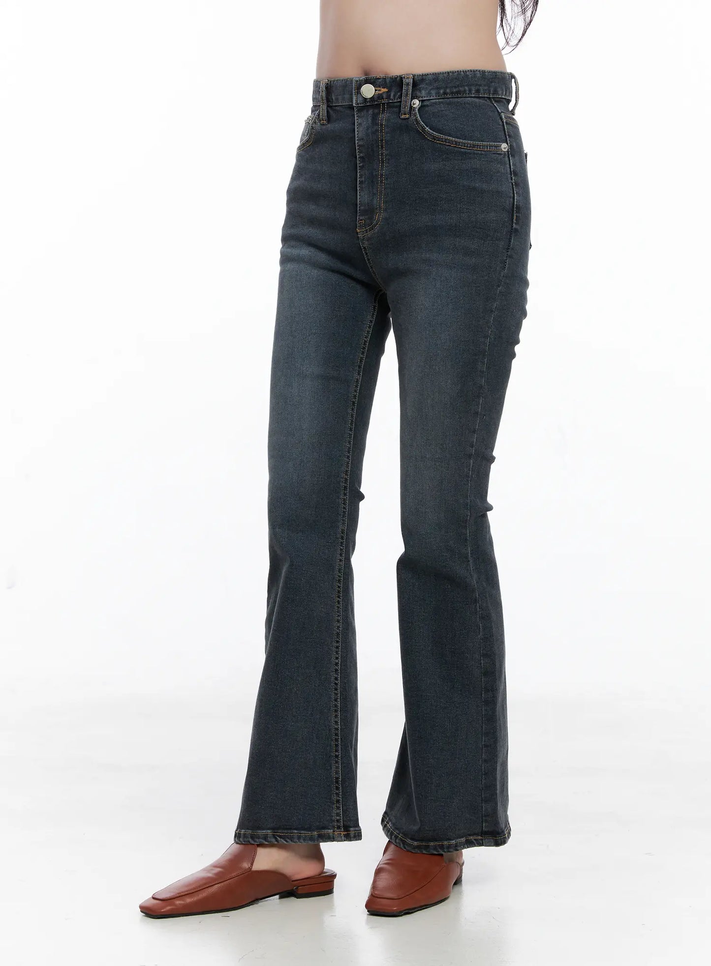 Amaya High Waist Bootcut Jeans CS523