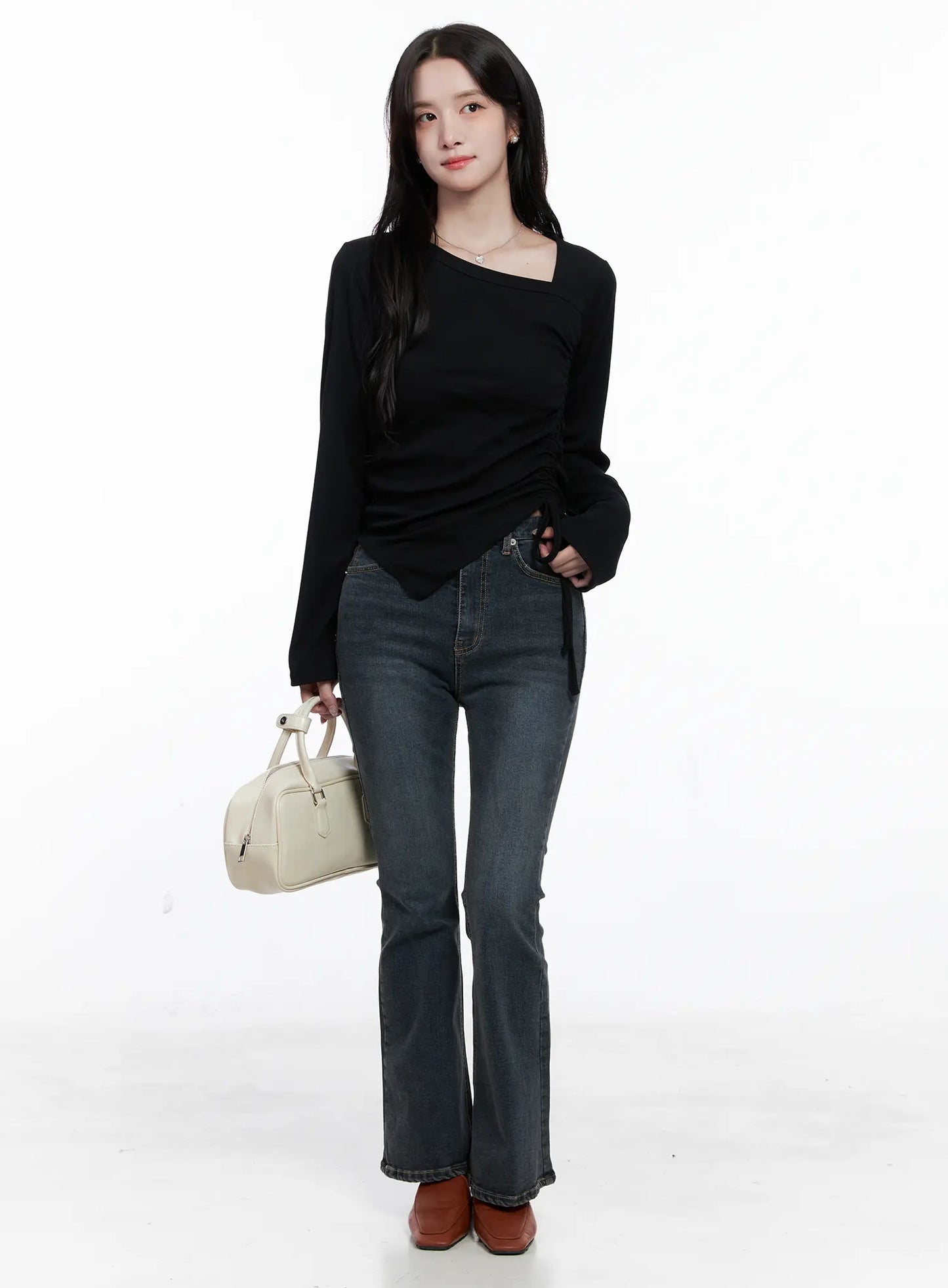 Amaya High Waist Bootcut Jeans CS523