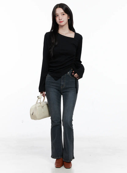 Amaya High Waist Bootcut Jeans CS523