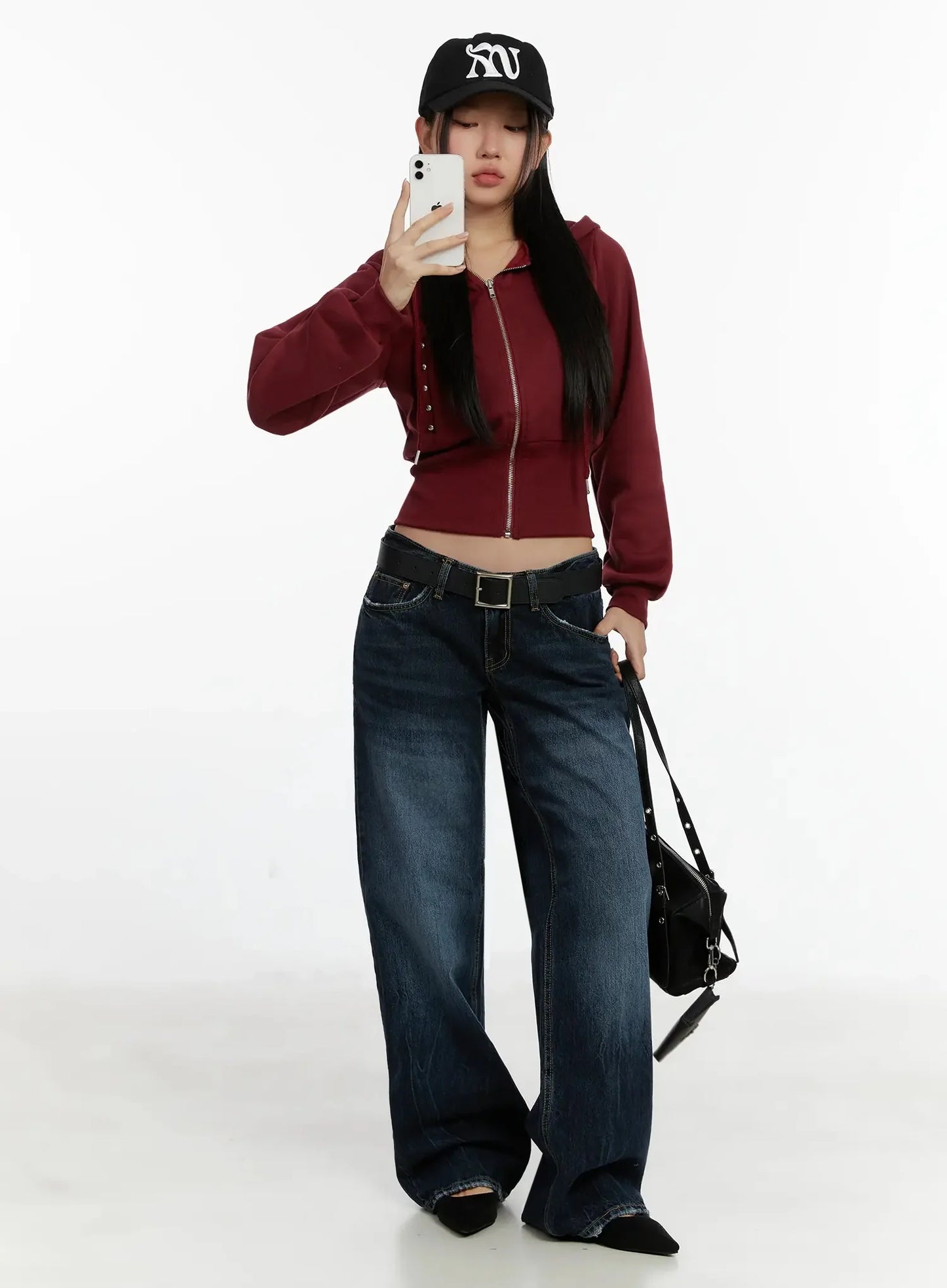 Aimee Low Rise Wide Leg Jeans ID525