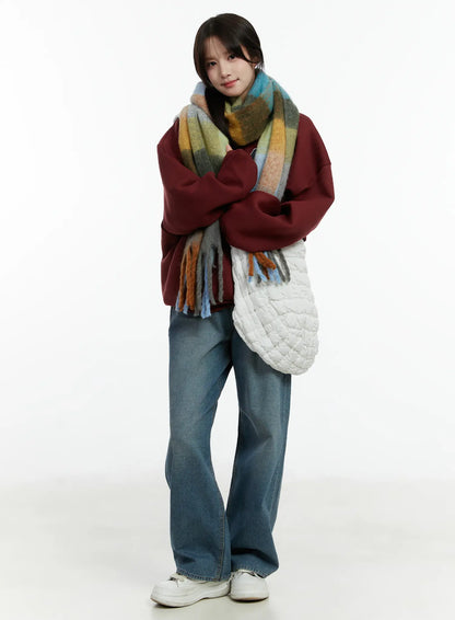 1860 Graphic Fleece-Lined Crewneck CD514