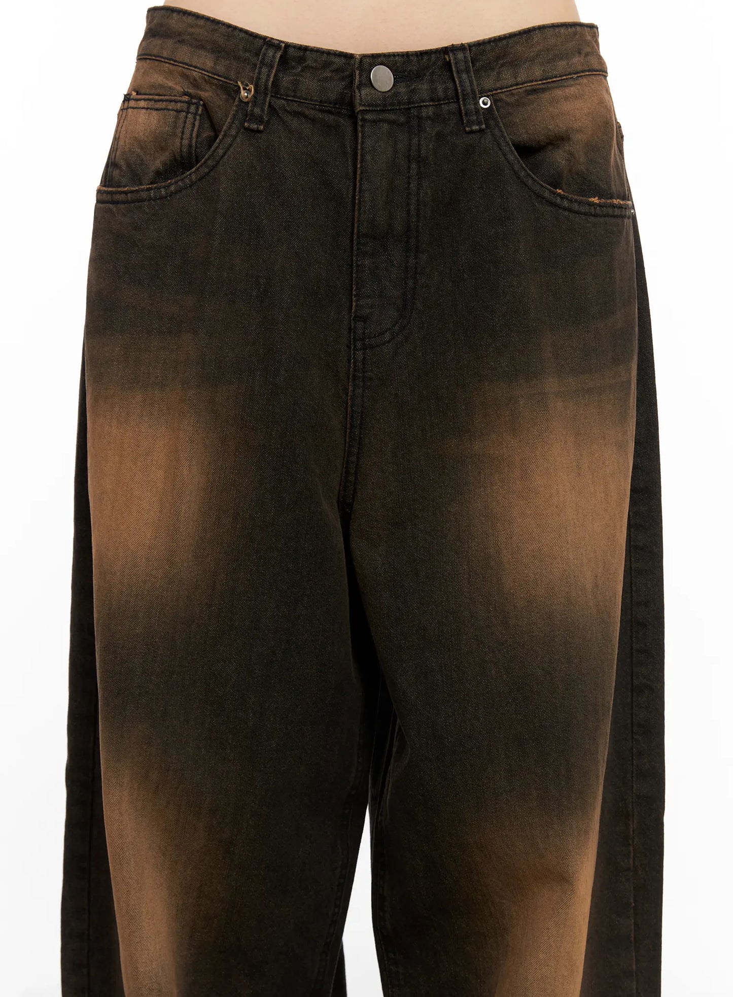 Analia Washed Wide-Leg Jeans CO529