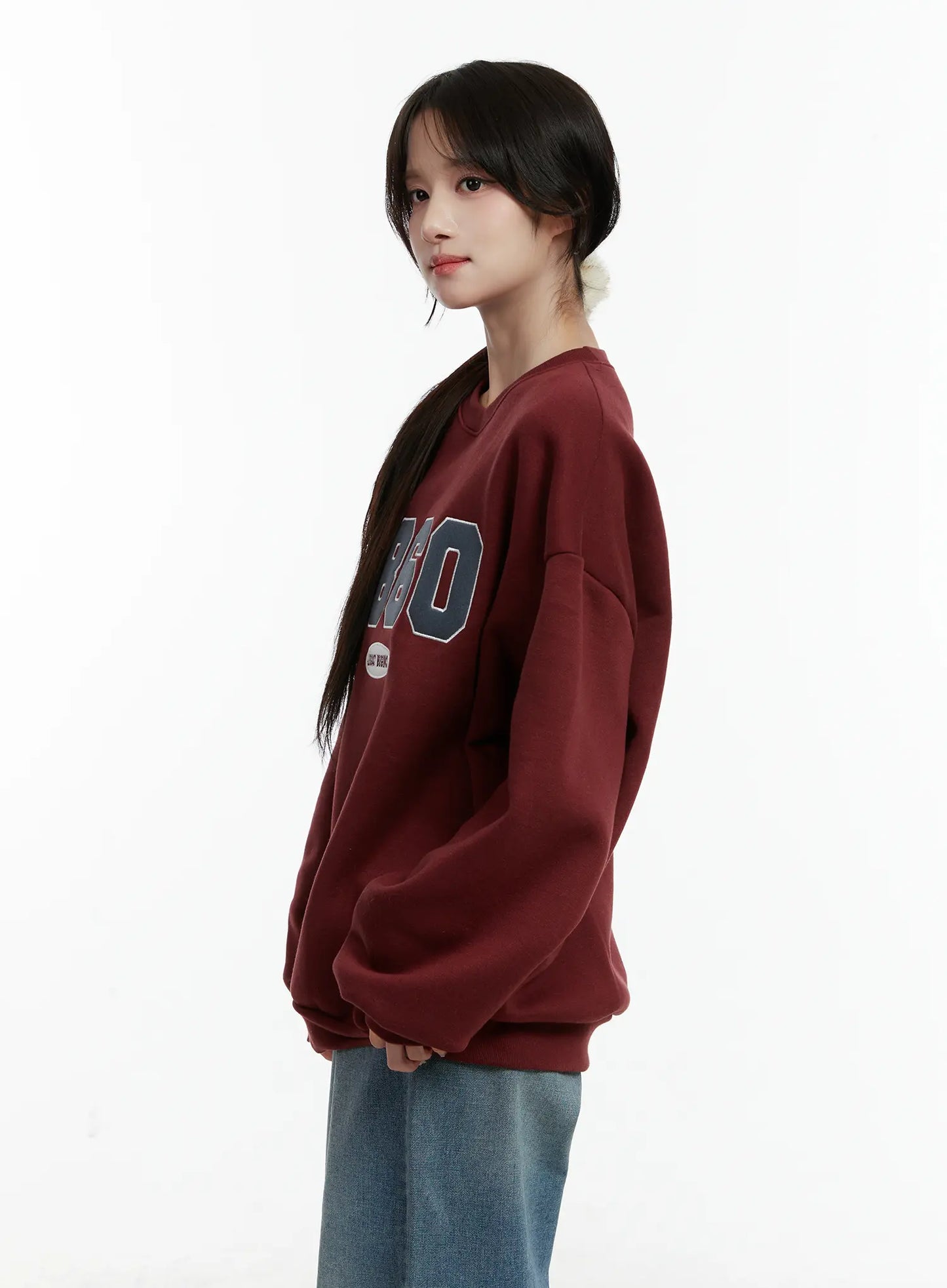 1860 Graphic Fleece-Lined Crewneck CD514