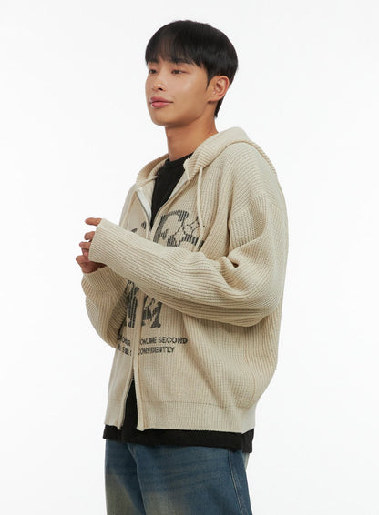 Men's Street Style Hoodie Knit  IS419