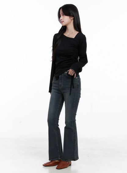 Amaya High Waist Bootcut Jeans CS523