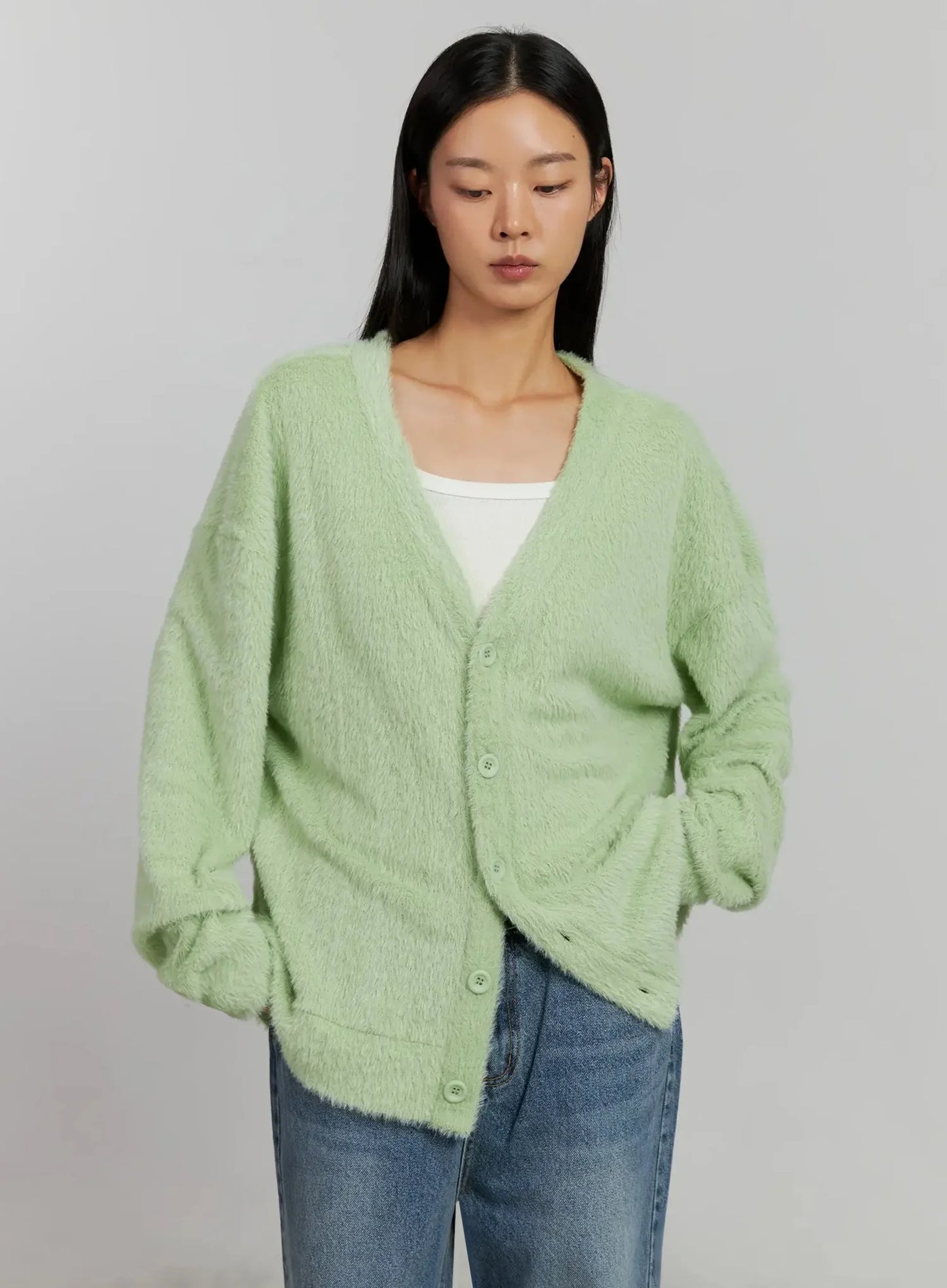 Alpaca Knit Cardigan IJ505