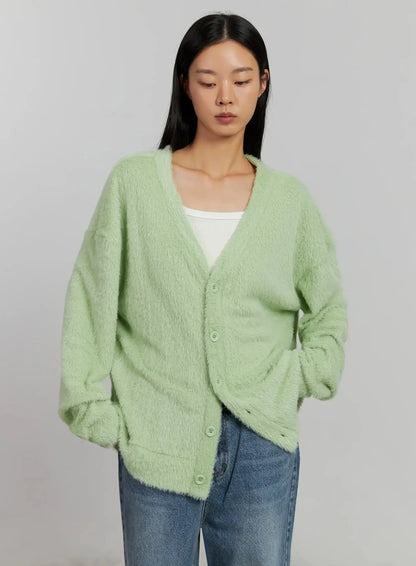 Alpaca Knit Cardigan IJ505