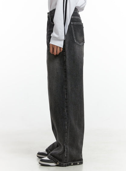 Men's Wide Leg Fit Denim Jeans IO417