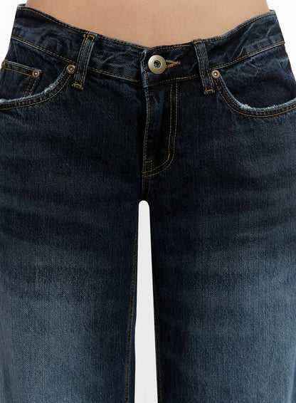 Aimee Low Rise Wide Leg Jeans ID525