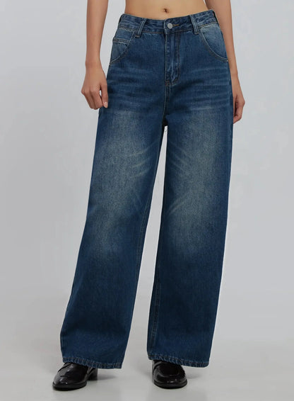 Alaina Wide Leg Jeans IJ508