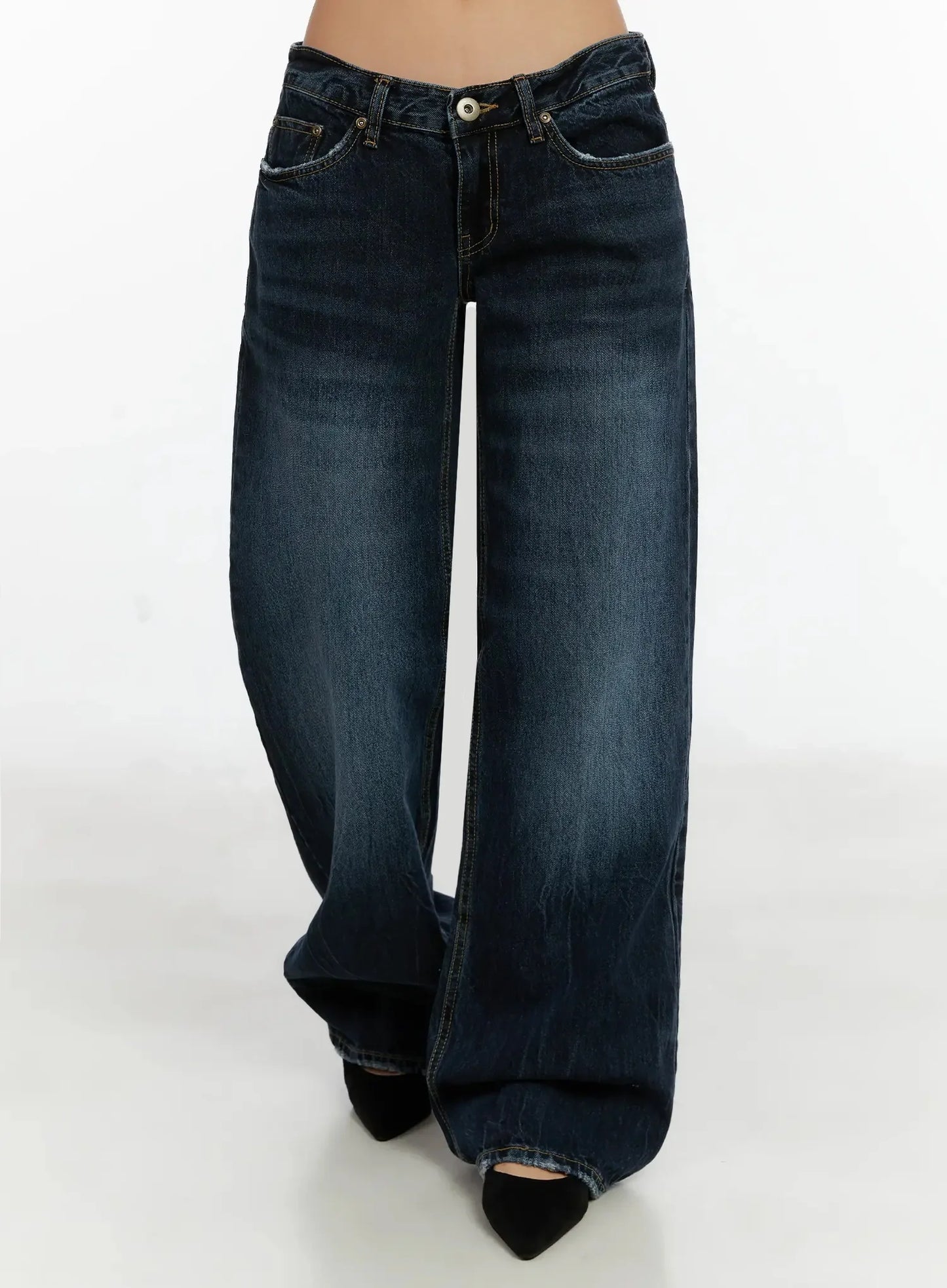 Aimee Low Rise Wide Leg Jeans ID525