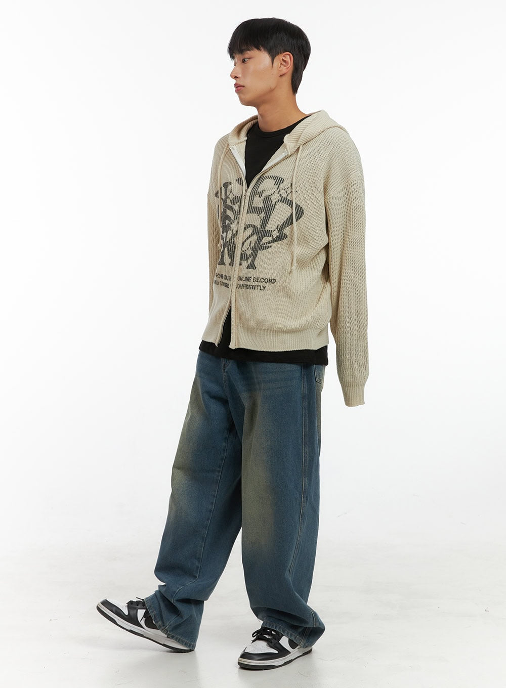 Men's Street Style Hoodie Knit  IS419