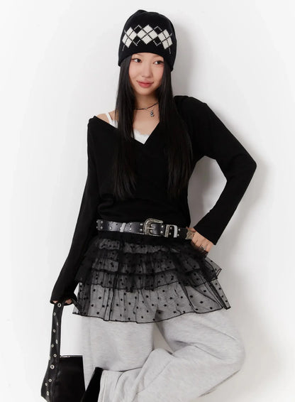 Argyle Knit Beanie ID525