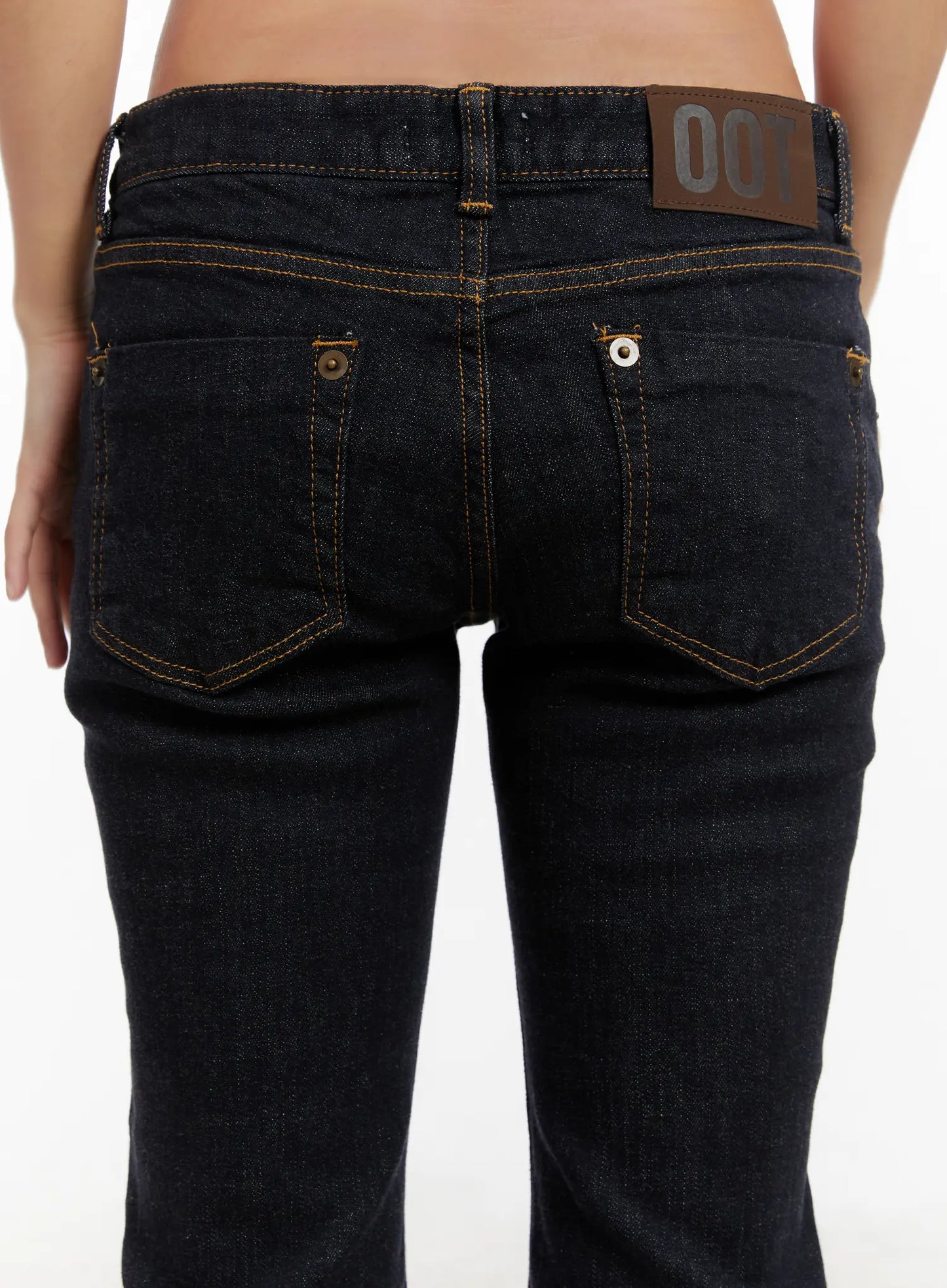 Adalee Non-Fade Low-Rise Flare Jeans CD515