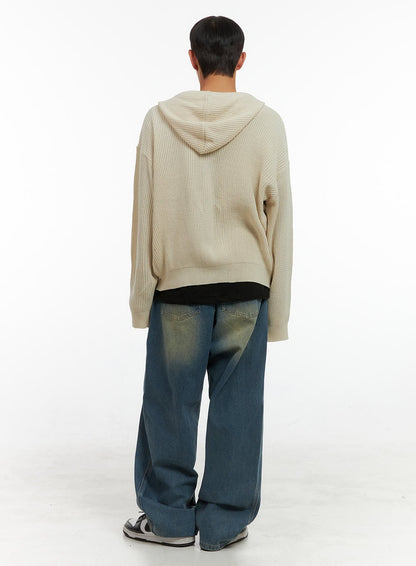 Men's Street Style Hoodie Knit  IS419