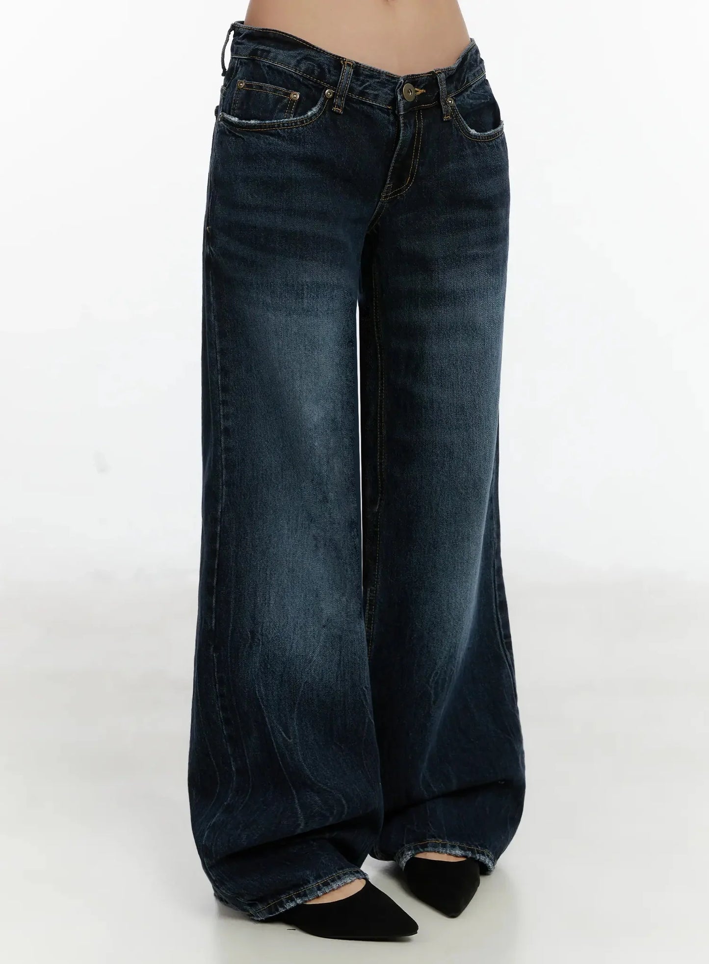 Aimee Low Rise Wide Leg Jeans ID525