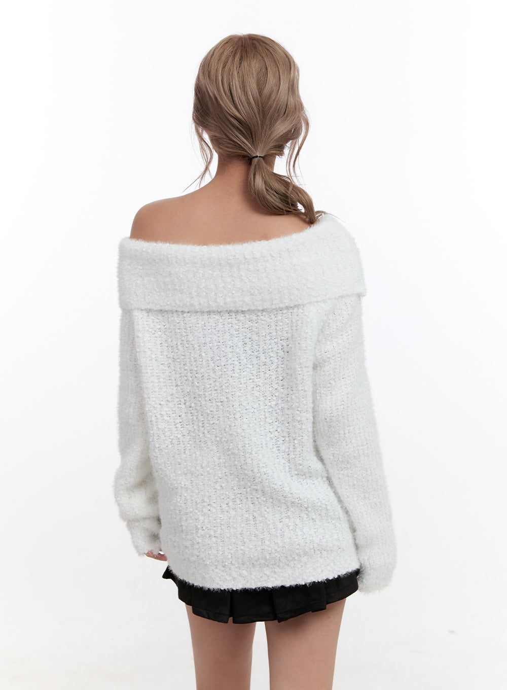 Acrylic Dream Solid Sweater CN425