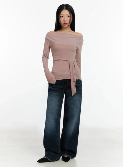Aimee Low Rise Wide Leg Jeans ID525