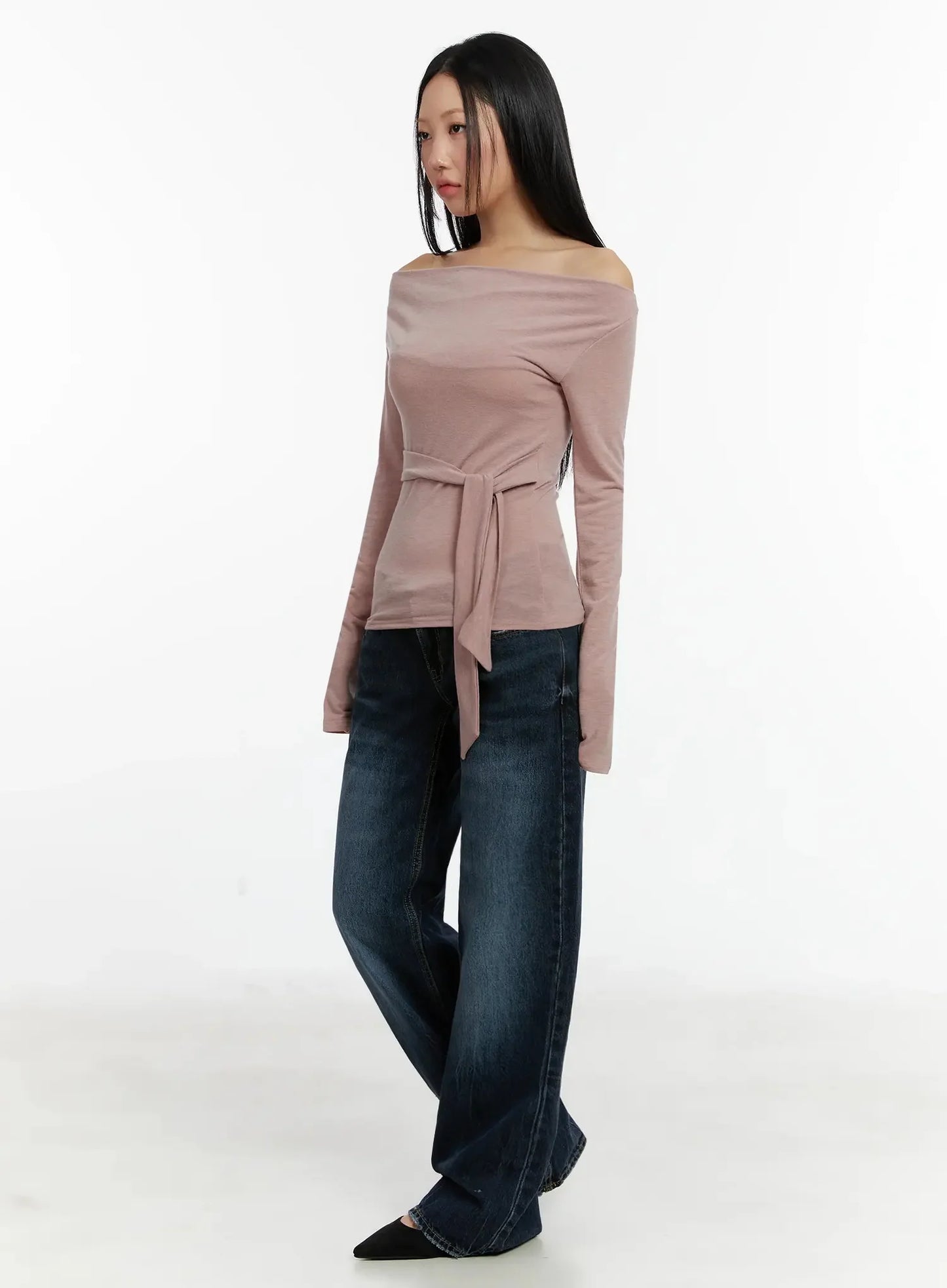 Aimee Low Rise Wide Leg Jeans ID525