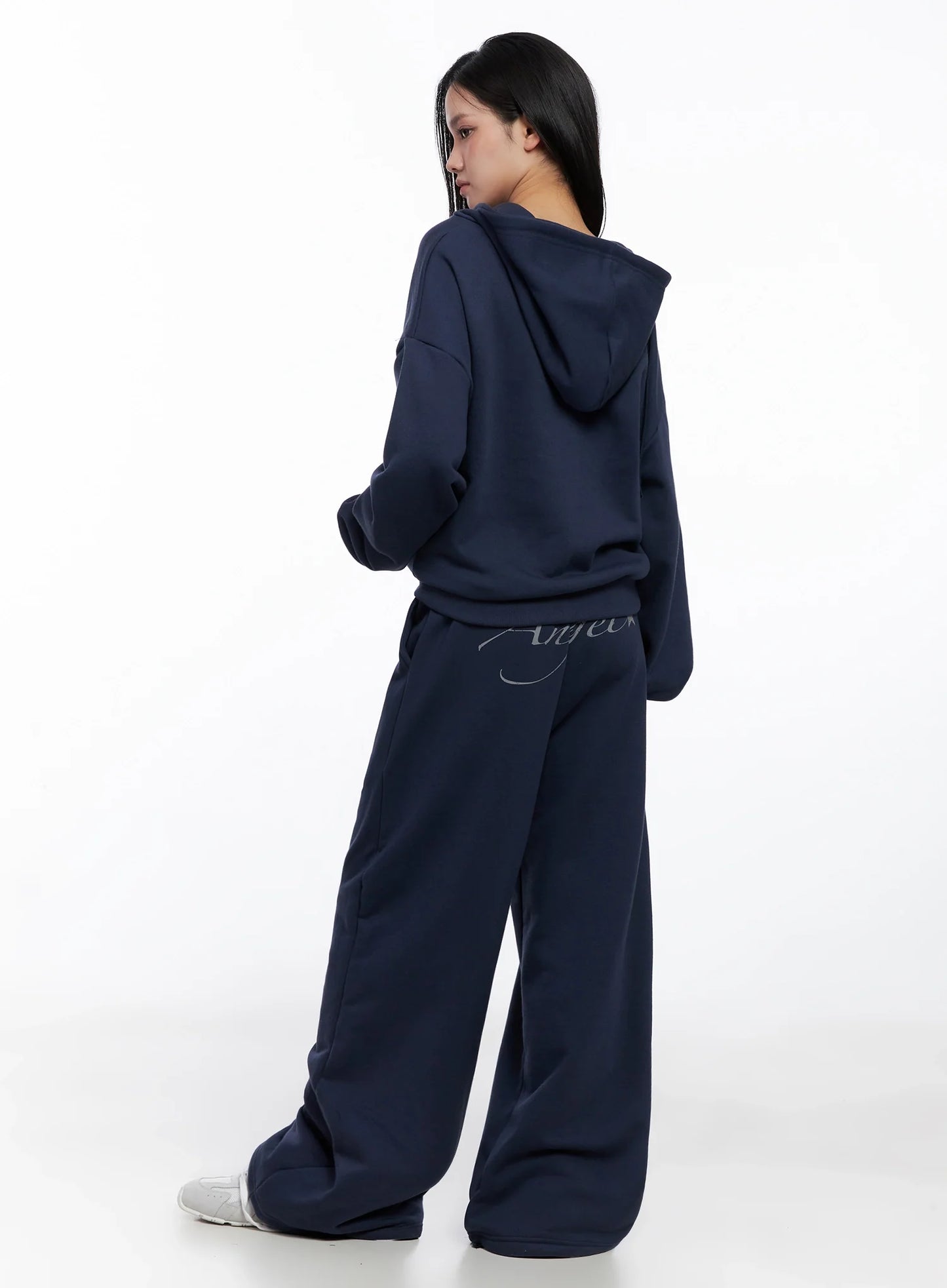 Angel Graphic Zip-Up Hoodie IS525