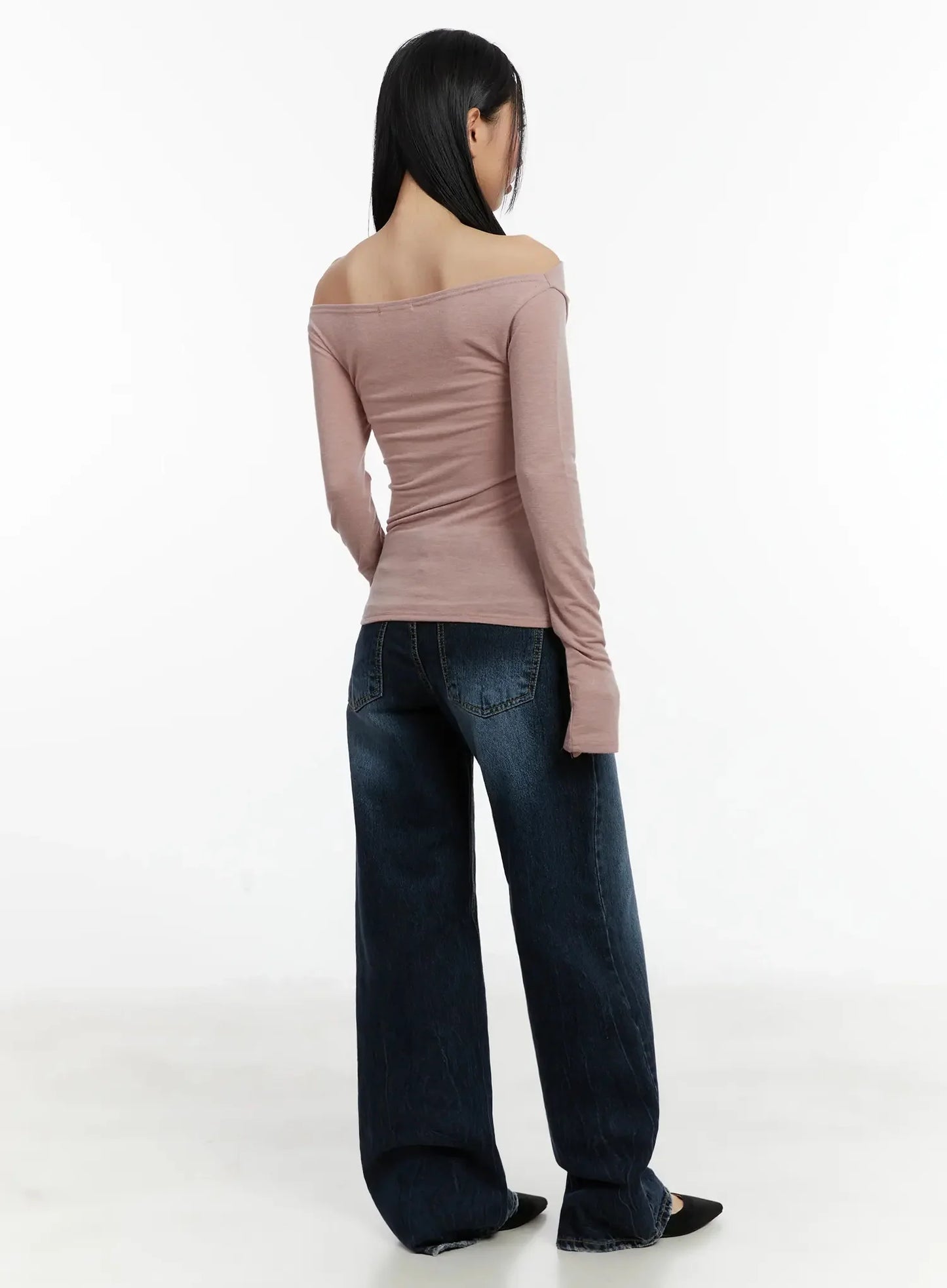 Aimee Low Rise Wide Leg Jeans ID525