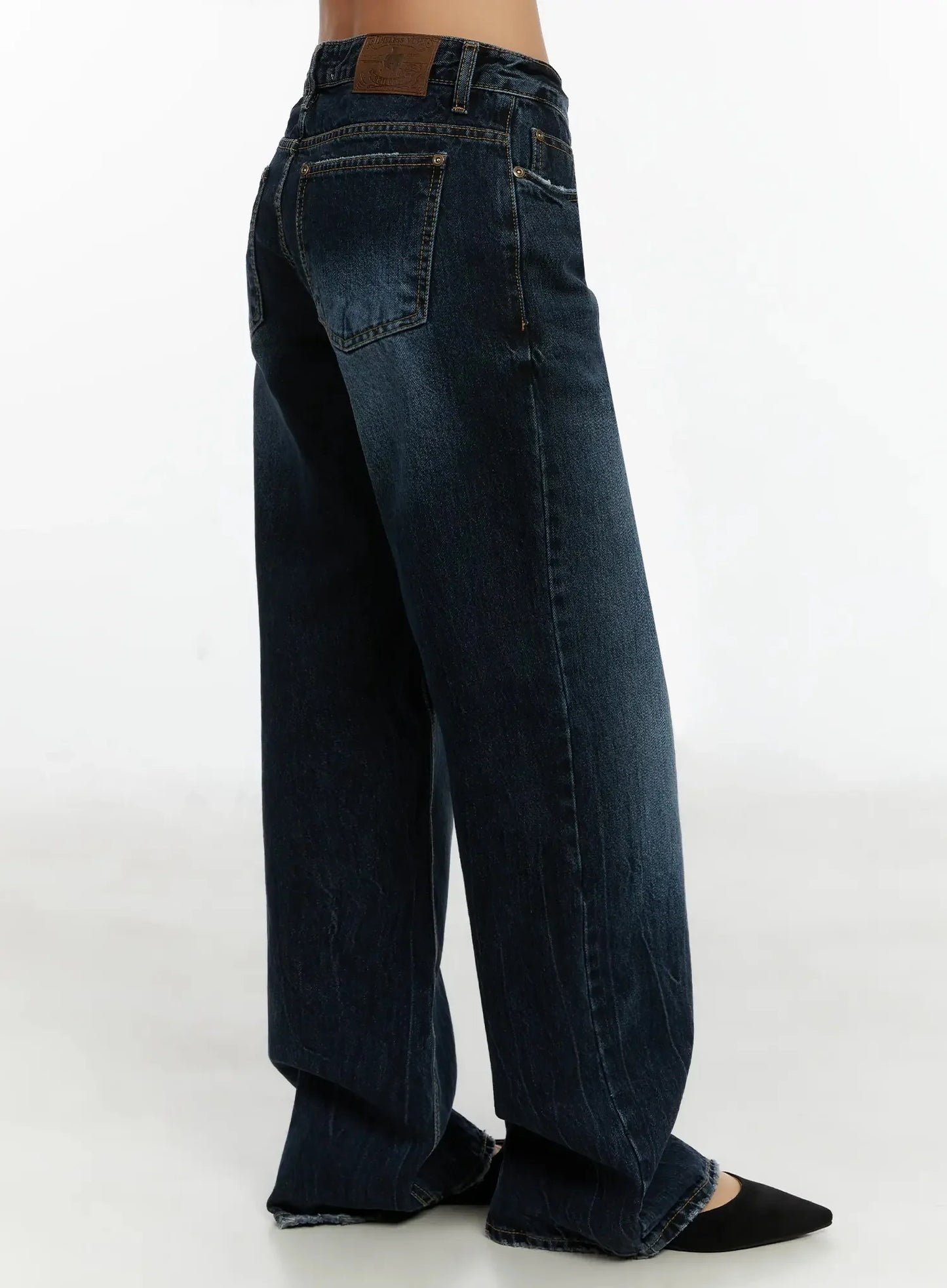 Aimee Low Rise Wide Leg Jeans ID525