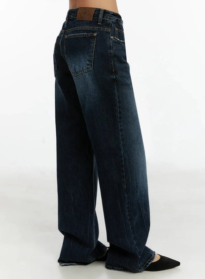 Aimee Low Rise Wide Leg Jeans ID525