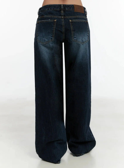 Aimee Low Rise Wide Leg Jeans ID525