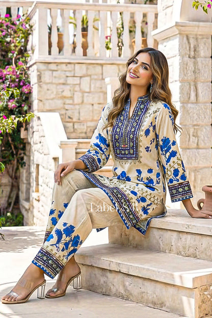 Blue Florenza Co-Ord Set