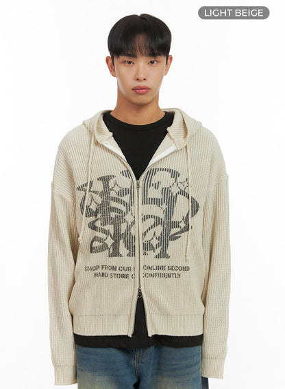 Men's Street Style Hoodie Knit  IS419