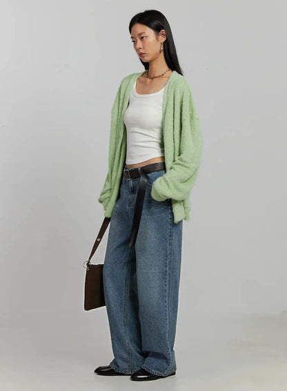 Alpaca Knit Cardigan IJ505