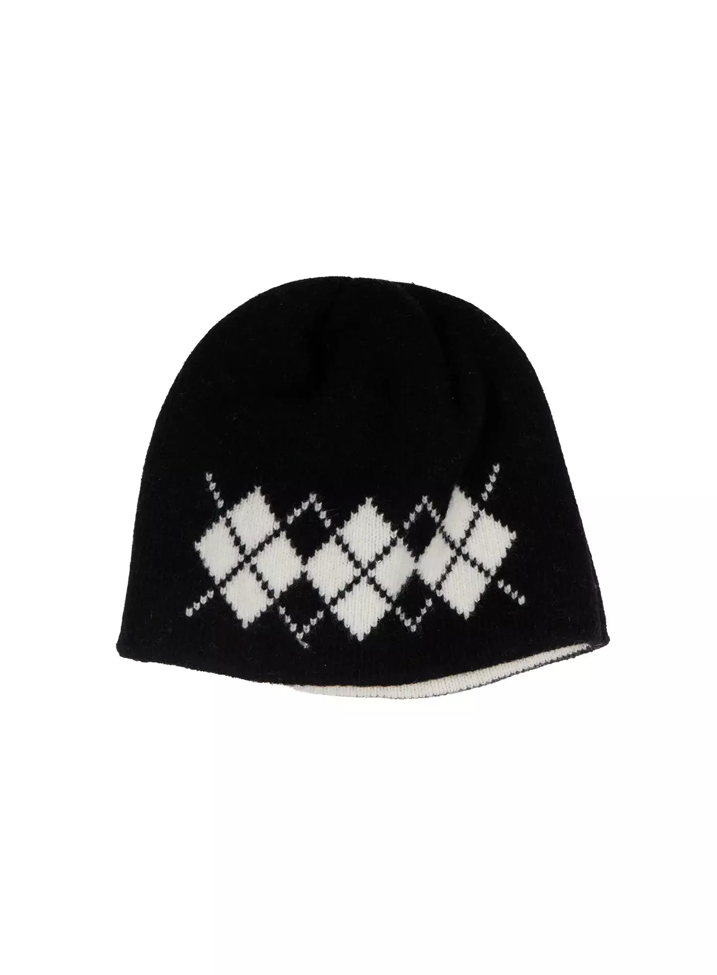 Argyle Knit Beanie ID525