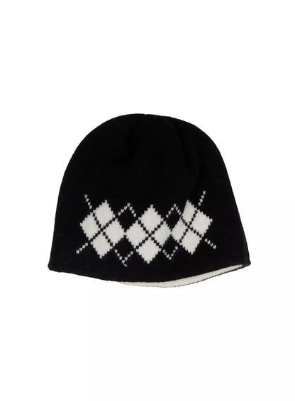 Argyle Knit Beanie ID525