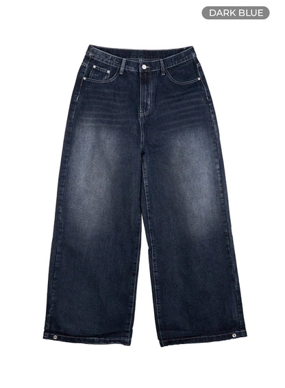 Men's Wide Leg Fit Denim Jeans IO417