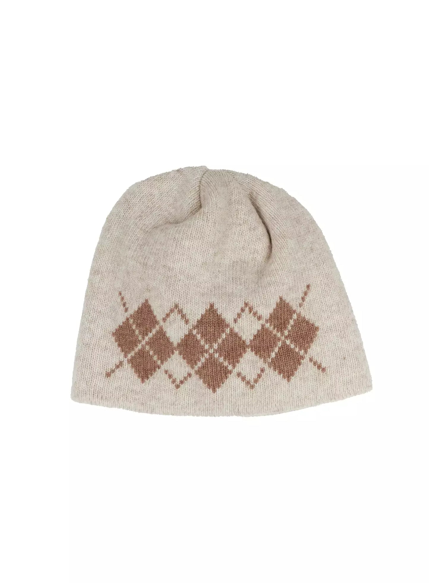Argyle Knit Beanie ID525