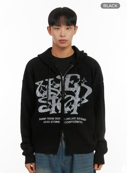 Men's Street Style Hoodie Knit  IS419