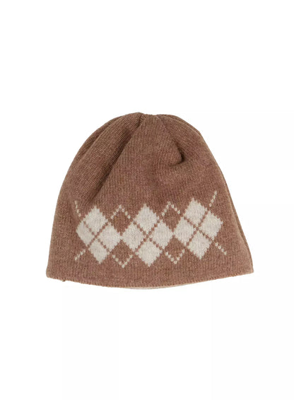 Argyle Knit Beanie ID525