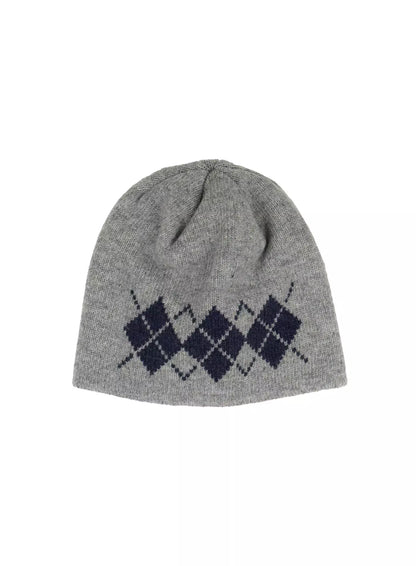 Argyle Knit Beanie ID525