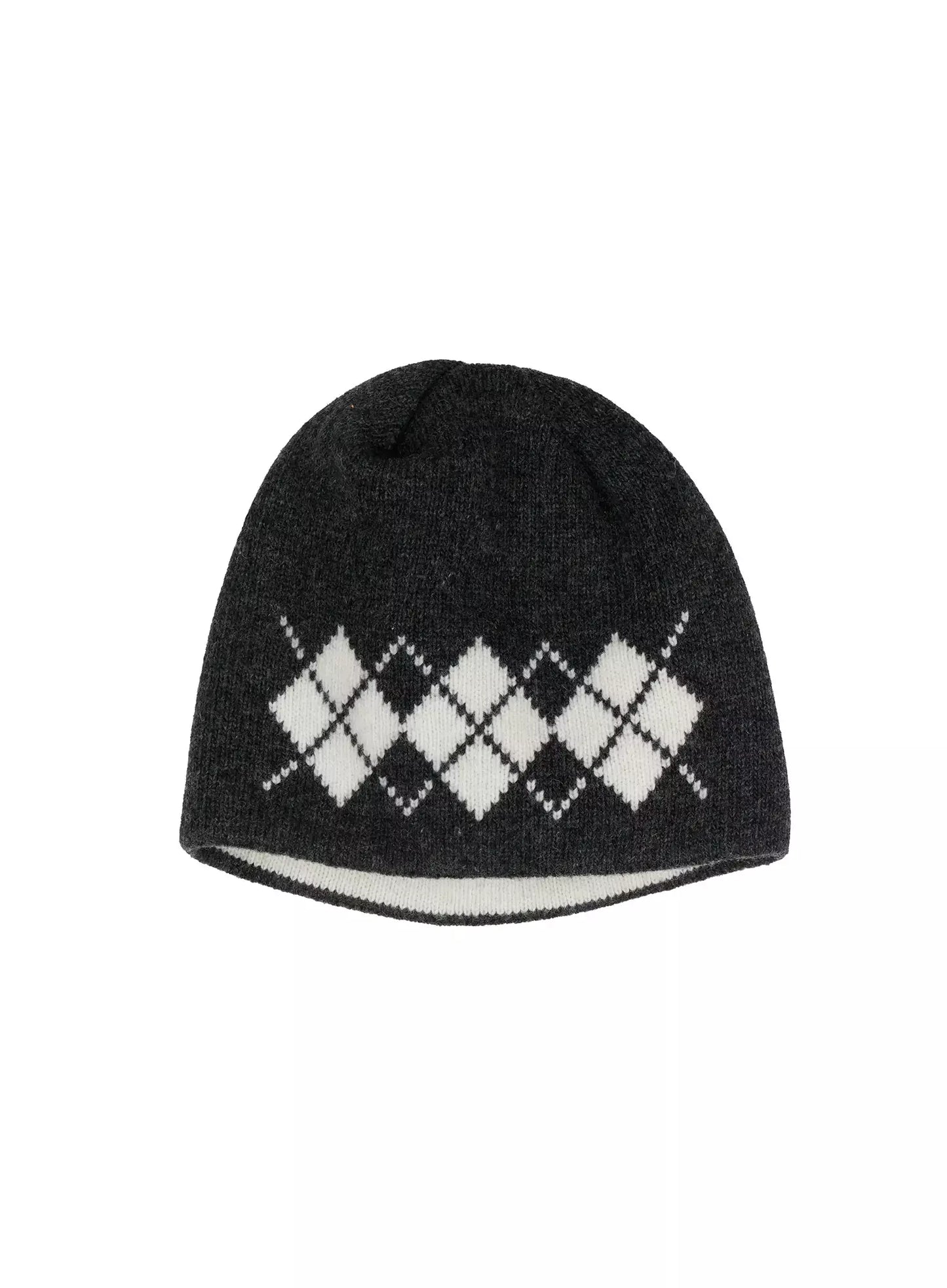 Argyle Knit Beanie ID525