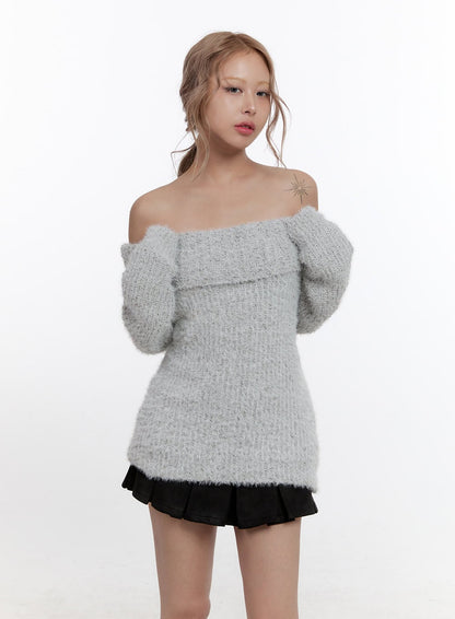 Acrylic Dream Solid Sweater CN425